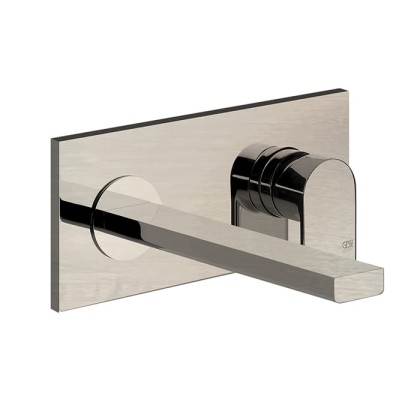 Gessi Emporio Via manzoni Смеситель для раковины, встраиваемый, излив: 20,9см., цвет: Finox Brushed Nickel