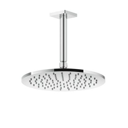 Gessi Rilievo Потолочная душевая головка шарнирная на 1/2", ?250мм, длина изгот. под заказ (105 - 1855мм), цвет: хром