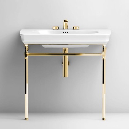 Artceram Civitas Металическая структура Quadra 76х44хh80,5см, напольная, цвет: золото