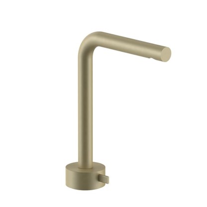 Fantini AF/21 Смеситель для раковины, 1 отв., высокий излив: 15.5 см, цвет: Matt British Gold PVD