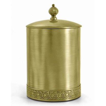 3SC Bally Ведро ?22х30см., с крышкой, ручка Zar, цвет: Matt Satin Brass