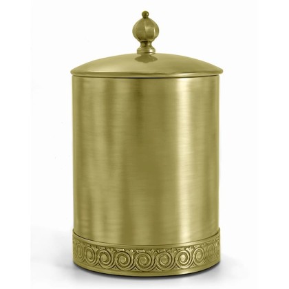 3SC Bally Ведро ?22х30см., с крышкой, ручка Zar, цвет: Matt Satin Brass