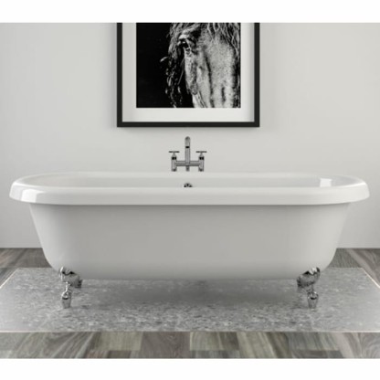 Knief Edwardian Ванна отдельностоящая 180х80хh60см, с 4-мя хромированными ножками "шар" (продается со сливом 0100-091-02)