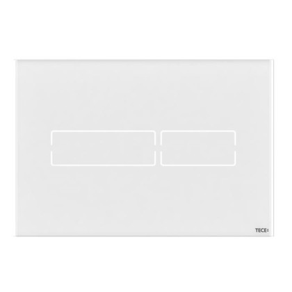 TECElux mini Электронная панель смыва, стекло, белая
