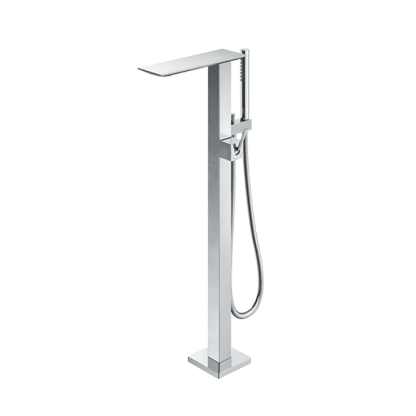 TOTO NEOREST Смеситель для  ванны отдельност., с ручным душем, латунь, цвет: хром (нужно основание TBN01105R)