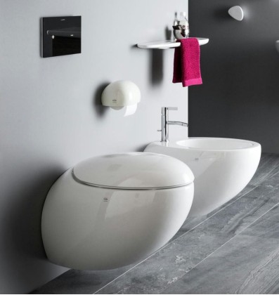 Laufen Alessi One Унитаз подвесной 58.5х39х35.5см, безободковый, с покр. LLC, цвет: белый