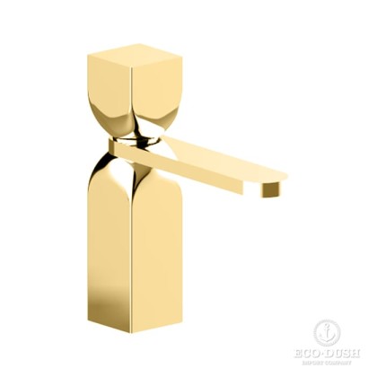 Cisal Hi-Rise Смеситель для раковины, 1 отв., с донным клапаном, цвет: Gold Brushed