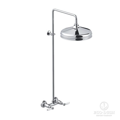 Stella Italica Leve Душевая стойка с верхним душем 30см., смесителем, штангой, цвет: хром