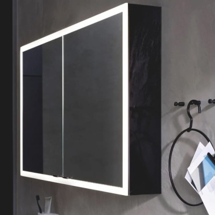 Emco Prime Зеркальный шкаф 160см., с подсветкой LED встраив. модель, 3-дверки, IP 20 с Lichtpaket, зеркальная задняя стенка