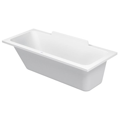 Duravit DuraStyle Ванна 170х70x48см,, прямоугольная, встраиваемая или версия  с панелями и ножками, с наклоном для спины слева, цвет: белый