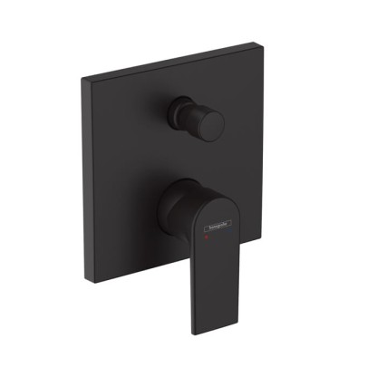 Hansgrohe Vernis Shape Смеситель для ванны, встраиваемый, внешняя часть, цвет: матовый черный