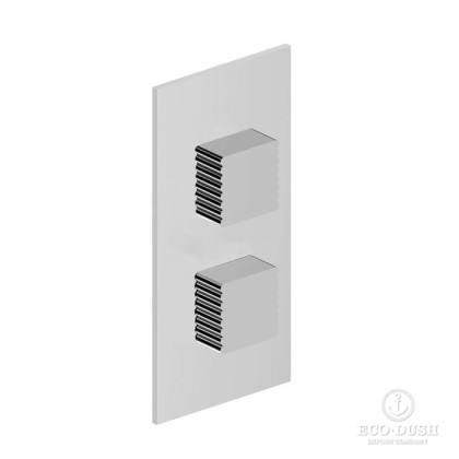 Stella Casanova Встраиваемый термостатический смеситель для душа IS3296 P.V. с переключателем на 2 выхода, цвет: хром