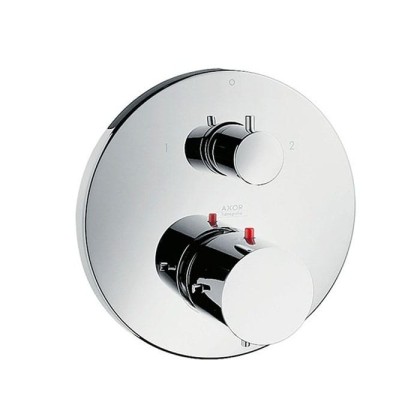 Axor Starck, Термостат с запорным/переключающим вентилем, СМ, внешняя часть, цвет: хром