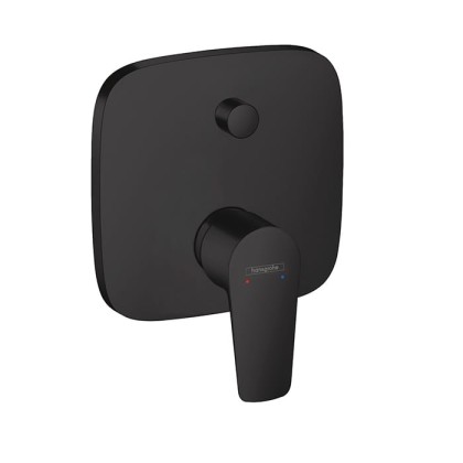 Hansgrohe Talis E Встраиваемый смеситель для ванны, внешняя часть, цвет: черный матовый