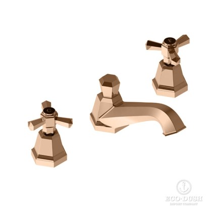 Stella Eccelsa Смеситель для раковины, 3 отв., цвет: розовое золото