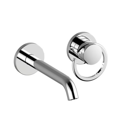 Bongio Linea Смеситель для раковины, встраиваемый, излив: 19см., в комплекте с встраиваемой частью, цвет: хром