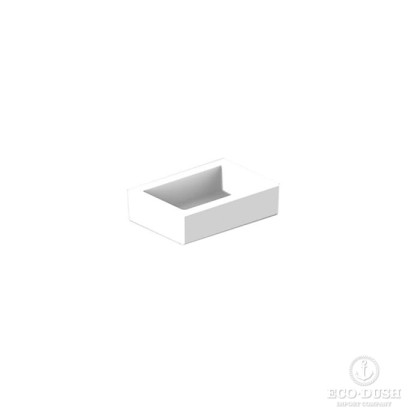 Stella Casanova Мыльница стеклянная, настольная, цвет: белый