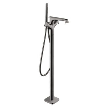 Axor Citterio E Смеситель для ванны, напольный, термостатический, с ручным душем, цвет: полированный черный хром