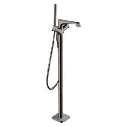Axor Citterio E Смеситель для ванны, напольный, термостатический, с ручным душем, цвет: полированный черный хром