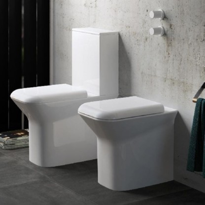 AZZURRA PRUA Унитаз моноблок 65х36х84см, слив в стену, цвет: белый