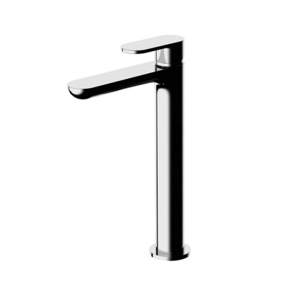 Gattoni H2Omix7000 Смеситель для раковины высокий 299мм с донным клапаном, излив 150мм цвет хром