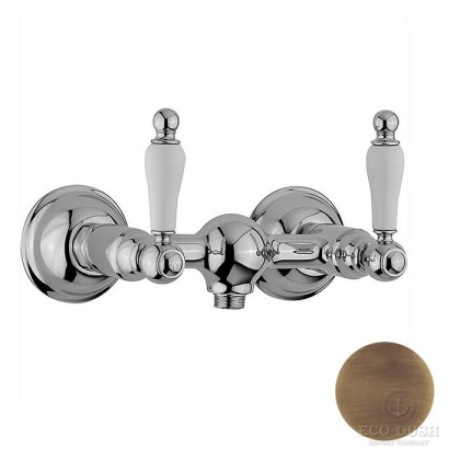 CISAL Arcana Toscana Смеситель двухвентильный настенный для душа, цвет: бронза