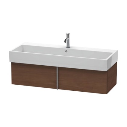 Duravit VA Тумба подвесная, 118.4x43.1х29.8см., с раковиной и 1 выдв. ящиком, цвет: американский орех