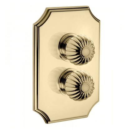 Bongio Radiant Смеситель термостатический, 2 отв., цвет: золото