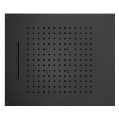 BOSSINI DREAM/3 Верхний душ 570 x 470 мм, 3 режима (дождь, каскад, туман), цвет: черный матовый