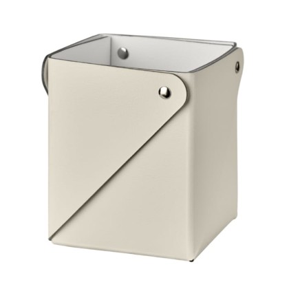 ADJ Коробочка MIU для чайных пакетов, 7x7xH8 см., цвет: панна котта/белый