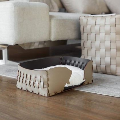 ADJ Лежанка Dog, 35x20xH15 см., цвет: капучино/шоколад