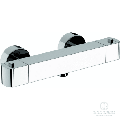 CISAL Roadster Смеситель термостатический настенный для душа, цвет: хром