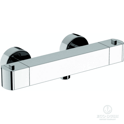 CISAL Roadster Смеситель термостатический настенный для душа, цвет: хром