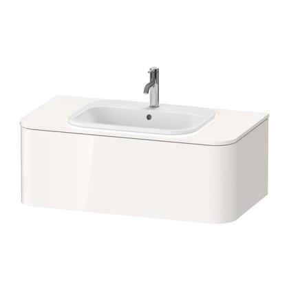 Duravit Happy D.2 Plus Тумба подвесная 100x55x35.4см, с раковиной и 1 ящиком, цвет: белый глянцевый