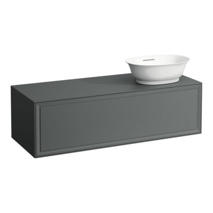 Laufen New Classic Тумба с раковиной, DX, 118х45х35см, 1 ящик, подвесная, цвет: серый