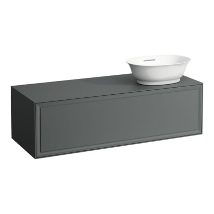 Laufen New Classic Тумба с раковиной, DX, 118х45х35см, 1 ящик, подвесная, цвет: серый
