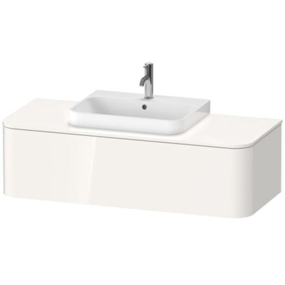 Duravit Happy D.2 Plus Тумба подвесная 130x48х35.4см, с раковиной и 1 ящиком, цвет: белый глянцевый