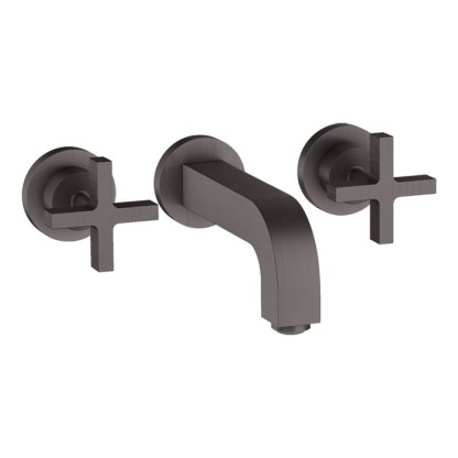 Axor Citterio Смеситель для раковины, встраиваемый, излив: 16.2см., цвет: шлифованный черный хром