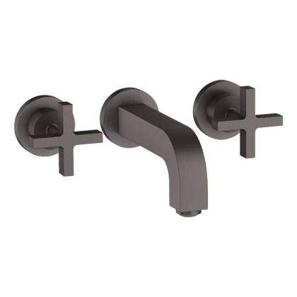 Axor Citterio Смеситель для раковины, встраиваемый, излив: 16.2см., цвет: шлифованный черный хром