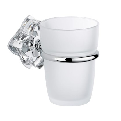 THG Petale De Cristal Clair Стакан стеклянный, подвесной, цвет: хром