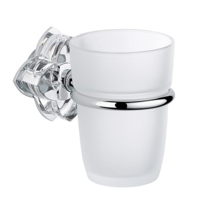 THG Petale De Cristal Clair Стакан стеклянный, подвесной, цвет: хром