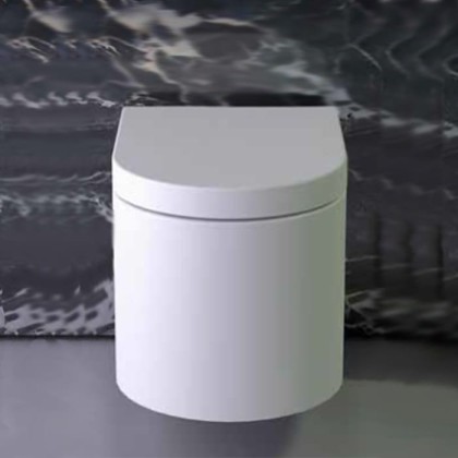 KNIEF Prime Унитаз подвесной 52x39x33см, с крышкой микролифт, цвет: белый матовый (упаковка: 2 коробки)