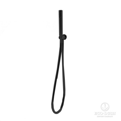 Stella Sirius Душевой гарнитур, с ручным душем, держателем с подводом воды и шлангом, цвет: Nero satinato PVD