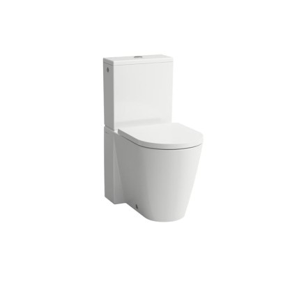 Laufen Kartell Унитаз моноблок 660x370x430 мм, комбинированный, безободковый смыв Rimless,цвет: белый