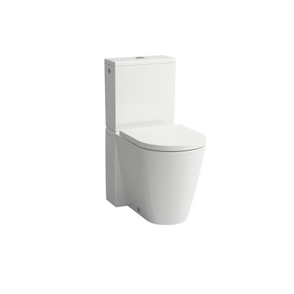 Laufen Kartell Унитаз моноблок 660x370x430 мм, комбинированный, безободковый смыв Rimless,цвет: белый