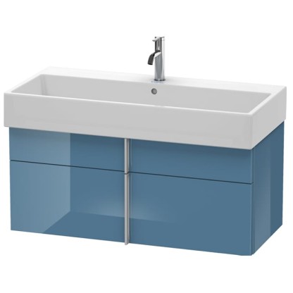 Duravit VA Тумба подвесная 98.4x43.1х44.1см., с раковиной, 1 выдв.ящик, цвет: синий