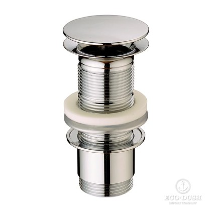 Cisal Донный клапан 1"1/4 для раковин без перелива, цвет хром