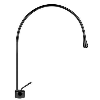 Gessi Goccia Смеситель для раковины на 1 отверстие, излив 387мм R=197, цвет: black XL