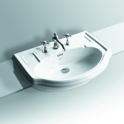 SIMAS Arcade Раковина 67х49 см, 3 отв., цвет: белый