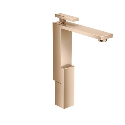 Axor Edge Смеситель для раковины, на 1 отв., с донным клапаном push/open, излив 180мм, цвет: красное золото